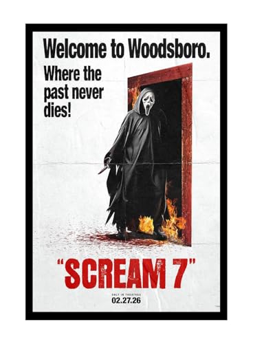 XIHOO Scream 7 - Poster du film dhorreur 2026 - Décoration m