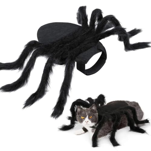 FAINCA Déguisement pour Chien Halloween Araignée Drôle Coton