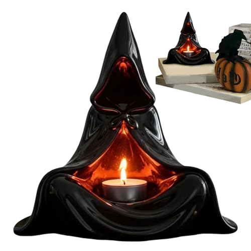 Photophore dHalloween - Figurines mystérieuses - Décoration