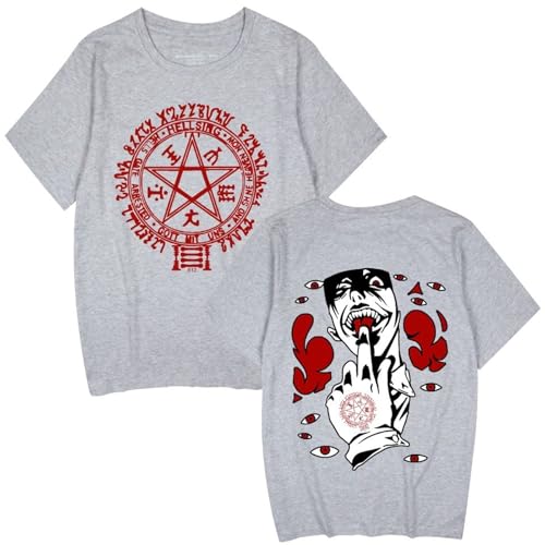GREOPE T-Shirt Anime Hell-Sing, Merchandising Cosplay Anime 