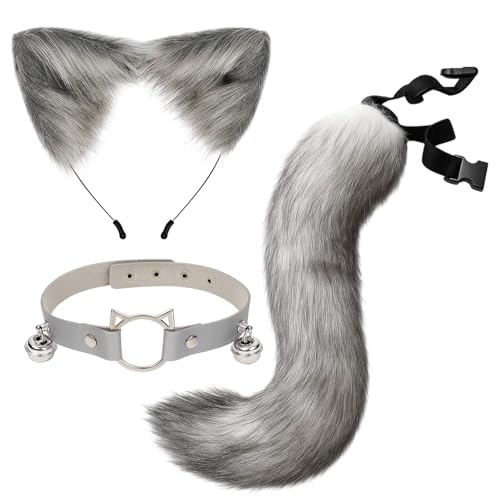 Costume de loup - Costume de renard - Ensemble de 3 pièces a