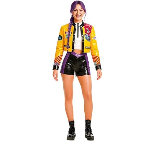 ZZ DISFRAZZES Costume de Rumi Chasseur K-Pop pour femme (M)