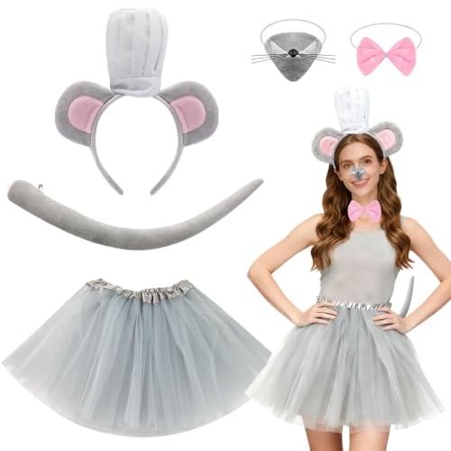 ZXTGBQ 5 PièCes Souris DéGuisement Animal, Ensemble De Costu