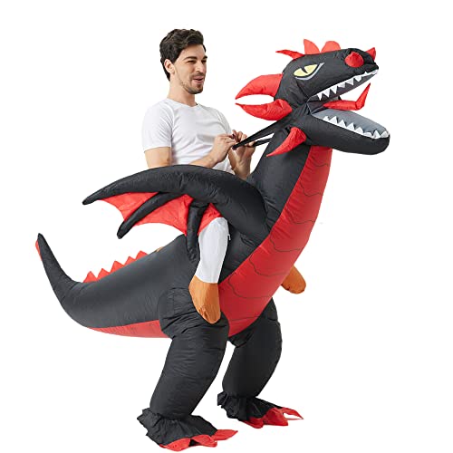AkieBy Costume de dragon gonflable amusant pour adulte, Hall
