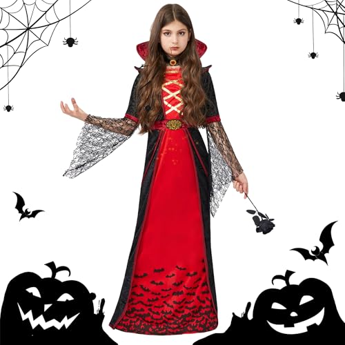 Costume Vampire Enfant Rouge Deluxe
