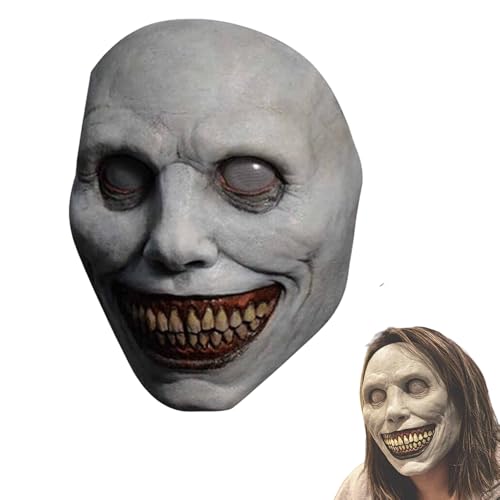 Masque dHalloween en Latex - Motif tête de Mort - Pour Hallo
