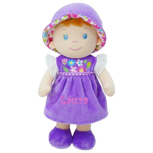 Lullaberry Poupée Kuschelpuppe personnalisée Laura - Poupée 