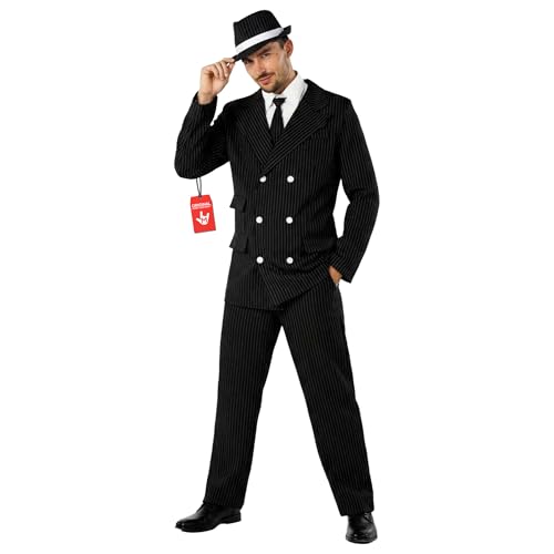 Fun Shack Déguisement Gangster Homme, Déguisement Homme Anné