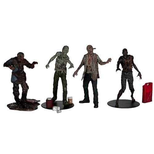 McFarlane Toys - Lot de 4 figurines The Walking Dead Walkers