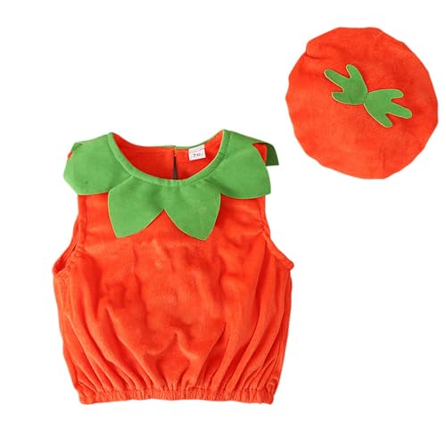 Spritumn-Home Orange Citrouille Costume DéGuisement De Pumpk