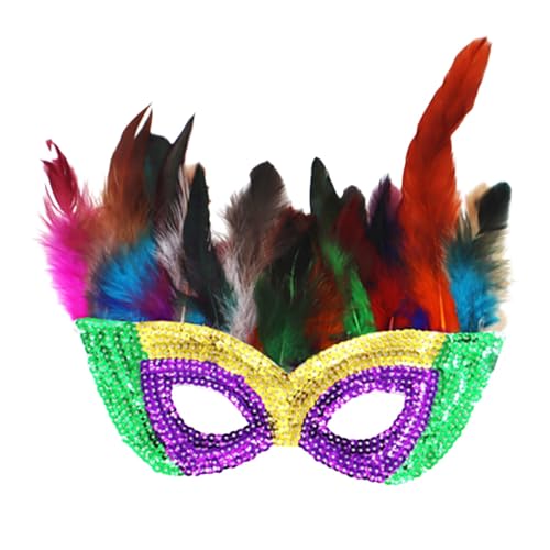 Générique Masque de Carnaval Femme, Accessoire Paillette Hom