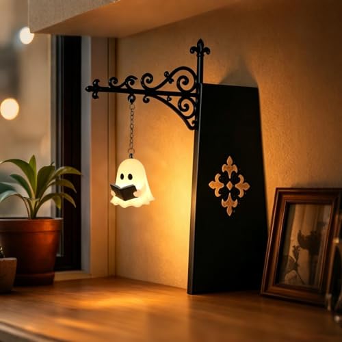 Decoration Halloween De Bibliotheque Livre, Veilleuse LED Po