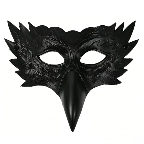 yolzhxe Demi Masque Doiseau, Unisexe Masques en Forme Doisea