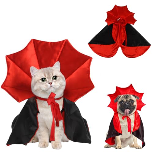 IMLDUY Costume pour Chat Halloween, Déguisement pour Chat et