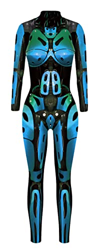 SEAUR Halloween Femme 3D Motif Imprimé Déguisement Costume D