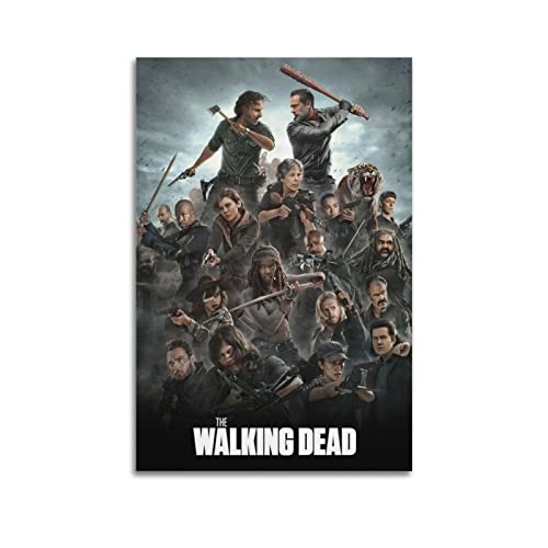 VZRSQZK Poster TV The Walking Dead - Impression sur toile -