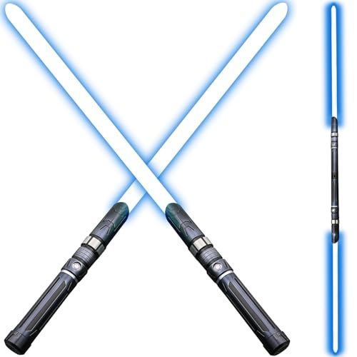 Saberforms Lot de 2 sabres laser 2 en 1 avec 12 couleurs RVB