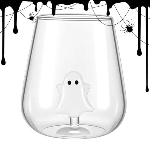 Verres à vin sans pied pour Halloween