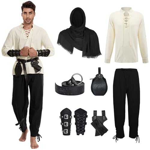 Lot 7 Costumes Médiévaux Homme