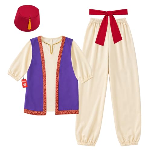 Morph Deguisement Prince Arabe Homme, Costume Oriental Hallo