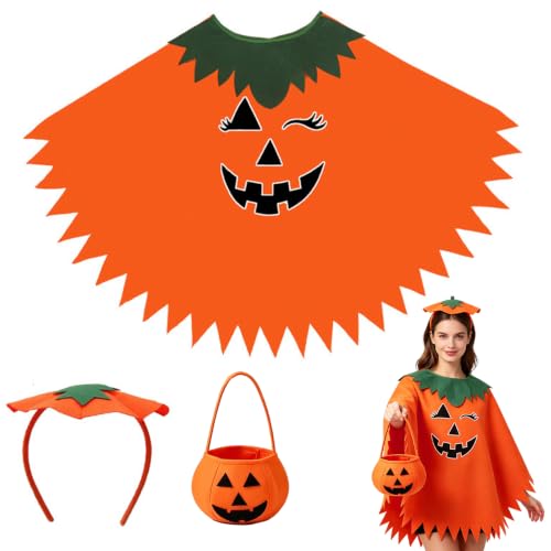 Yuqilin Costume Citrouille Adulte Luminescent Costume Hallow