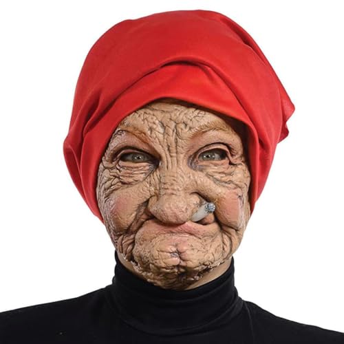 CHAOTEMAI Masque Halloween Latex Deguisement Horreur Détails