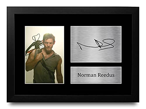HWC Trading FR A4 Norman Reedus Walking Dead Daryl Dixon Cad