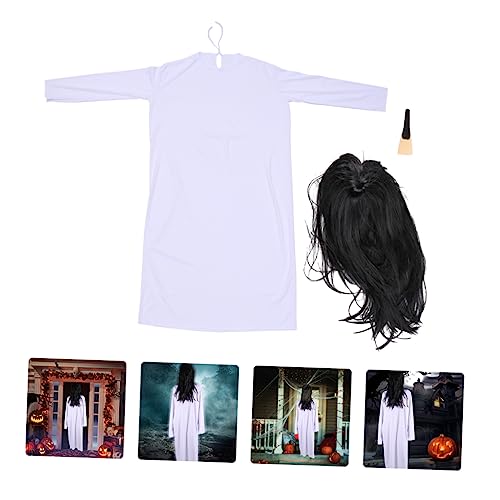 Costume de Fantôme Féminin Halloween Adulte, Robe de 1,3 M e