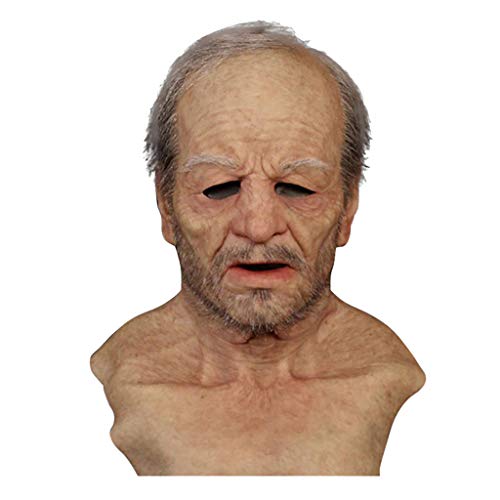 Masque de vieil Homme masque en Latex horrible, Masques Gran