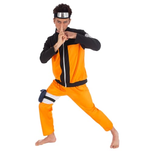 Chaks - Costume Naruto pour homme, tenue Naruto officielle, 