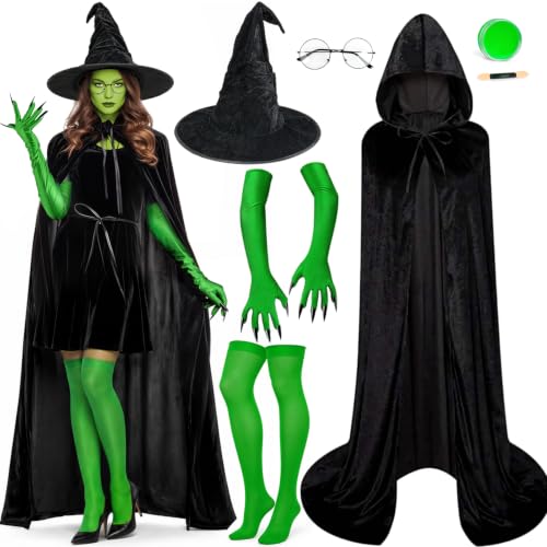 iZoeL Deguisement Sorciere Femme Deguisement Halloween Sorci