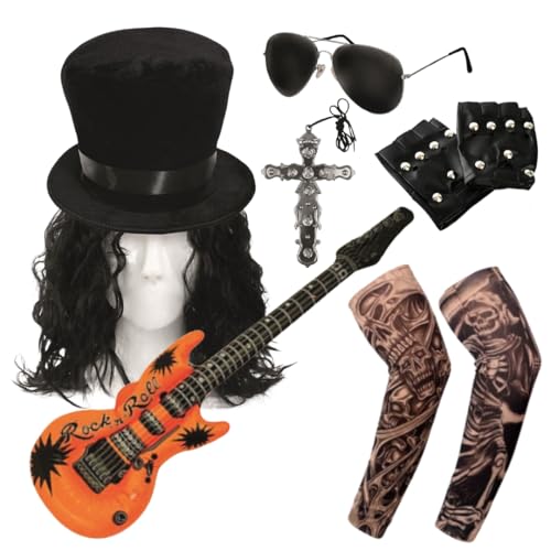 Ensemble daccessoires de costume Rock Star pour adultes - Ch
