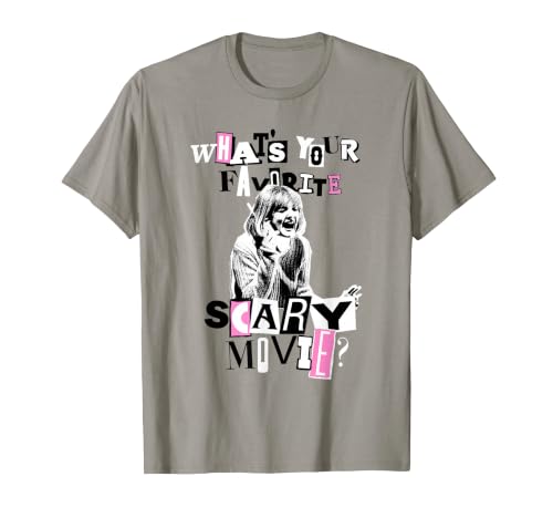 Scream Whats Your Favorite Scary Movie DIY Collage Horror T-