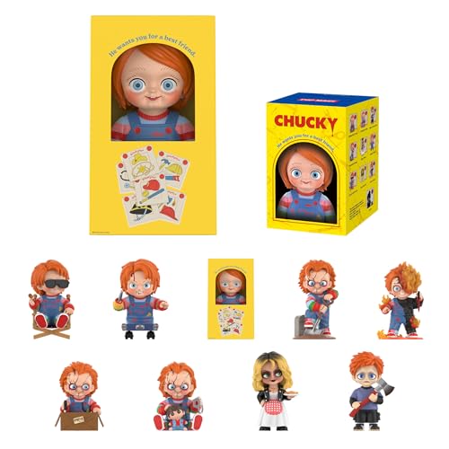 POP MART Chucky Franchise Series Figurines de boîte aveugle,