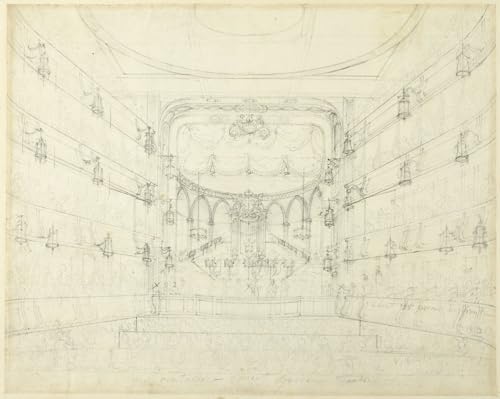 Augustus Charles Pugin Poster Study for An Oratorio-Covent G