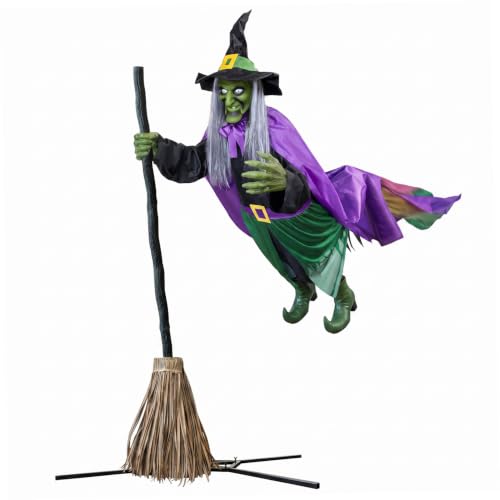 Animatronique dhalloween, décor Effrayant et sonore de sorci