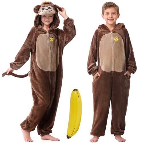Ragelion Costume de singe pour enfant - Onesie - Pour Hallow