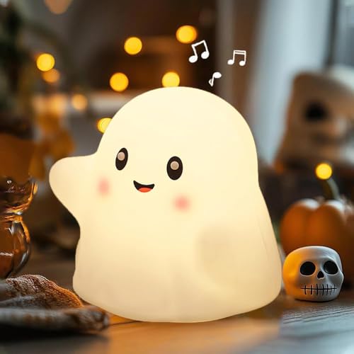 Veilleuse fantôme pour enfants, veilleuse dHalloween avec 13
