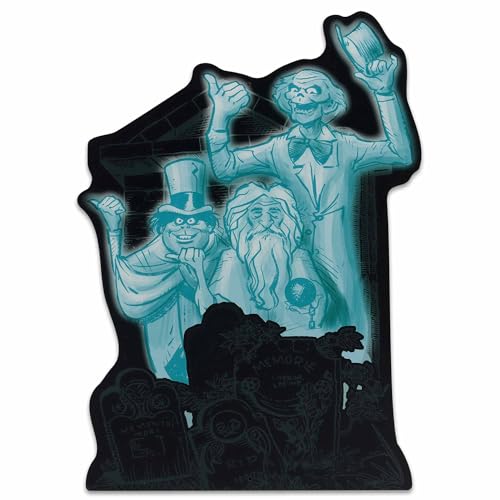 Disney - Plaque en métal pour décoration dHalloween - Manoir