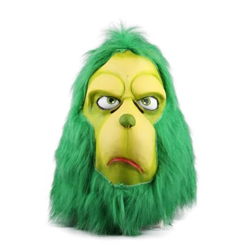 JUELIN Grinchs Masque de cosplay pour Halloween, carnaval, P