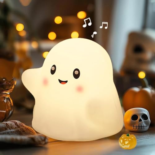 Veilleuse fantôme pour enfants, veilleuse dHalloween avec 13