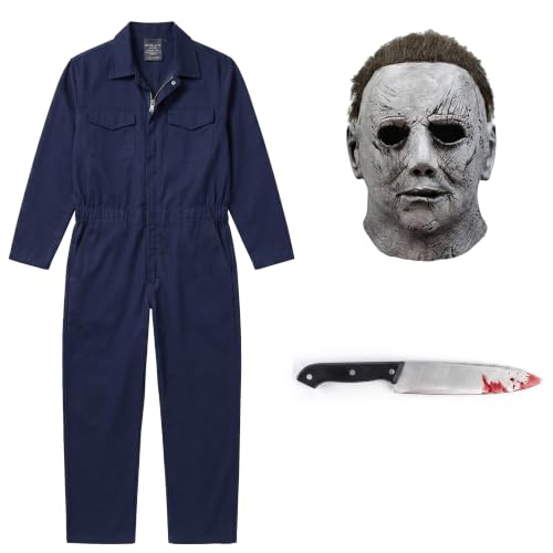 JOYFULBOX Déguisement Michael Myers avec Masque en Latex et 