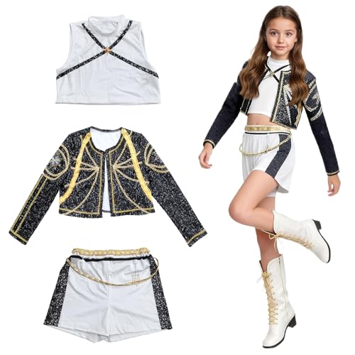 DAZZTIME Kit de Déguisement Halloween pour Filles,Déguisemen