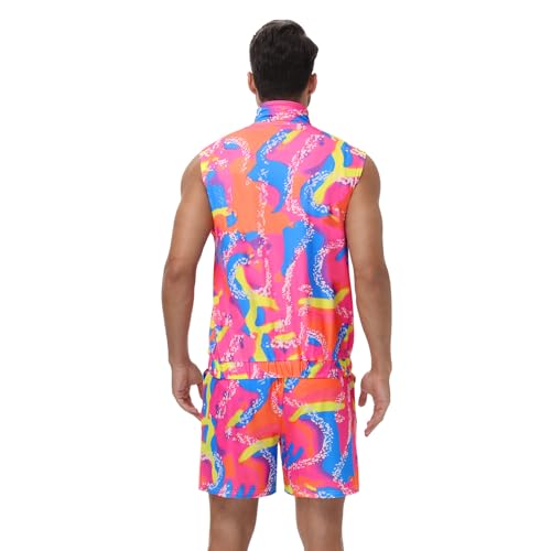 Tosjack Costume dentraînement années 80 pour homme, tenue an
