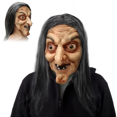 Masque Sorcière Halloween Effrayant