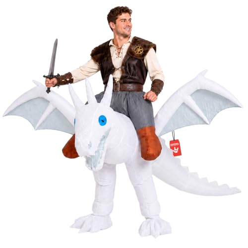 Morph Deguisement Dragon Gonflable Homme, Costume Halloween 
