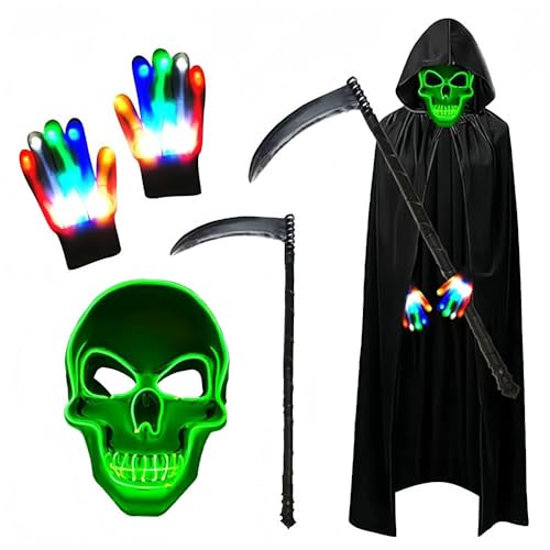 Costume de Faucheuse Dhalloween,Deguisement Halloween,Costum