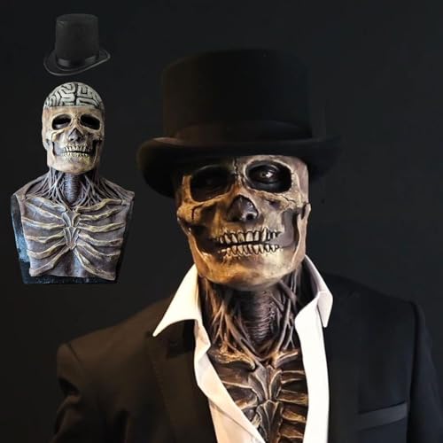 Hekasvm Masque Halloween Adulte, Deguisement Halloween Femme