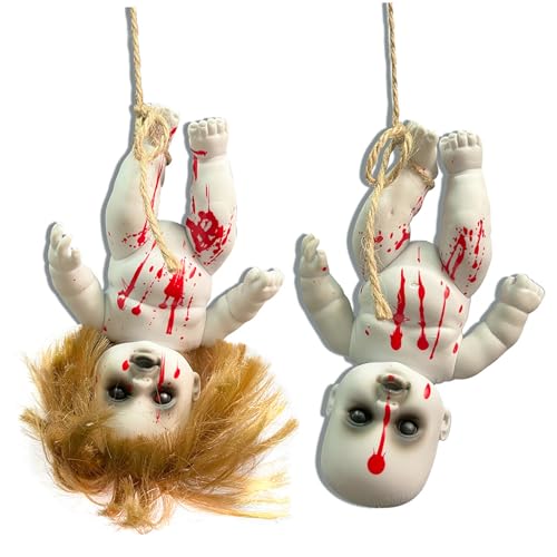 Licsaliwe Poupée effrayante - 2 poupées Zombies effrayantes