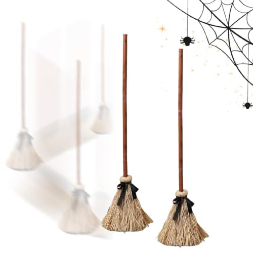 Balai de Sorcière qui Bouge Tout Seul, Décoration Halloween
